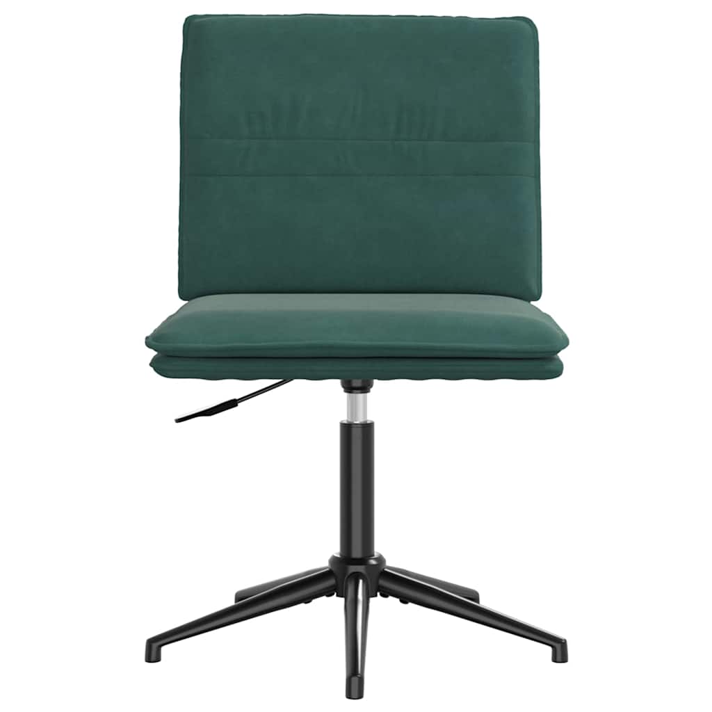 Chaise de salle à manger Vert foncé Velours - XIOS