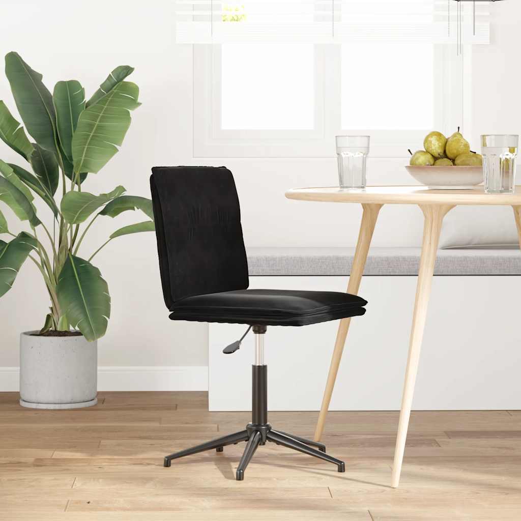 Chaise à manger Noir Velours - XIOS