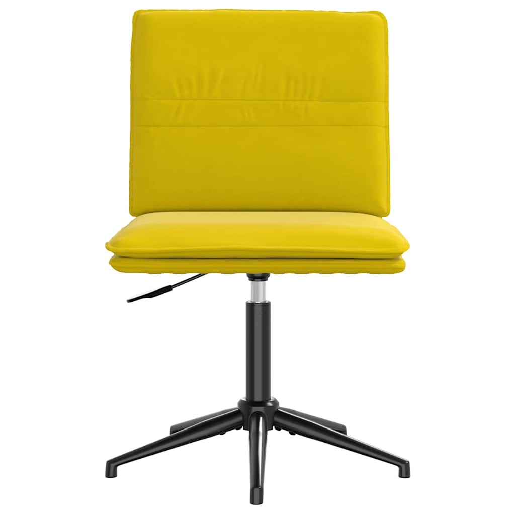 Chaise à manger Jaune Velours - XIOS