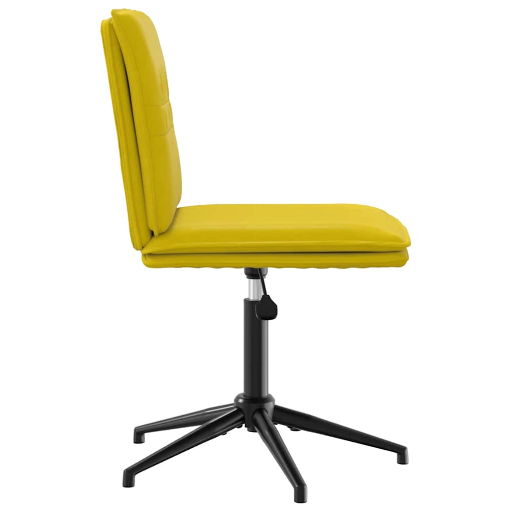 Chaise à manger Jaune Velours - XIOS