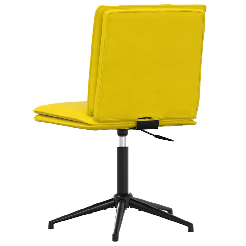 Chaise à manger Jaune Velours - XIOS