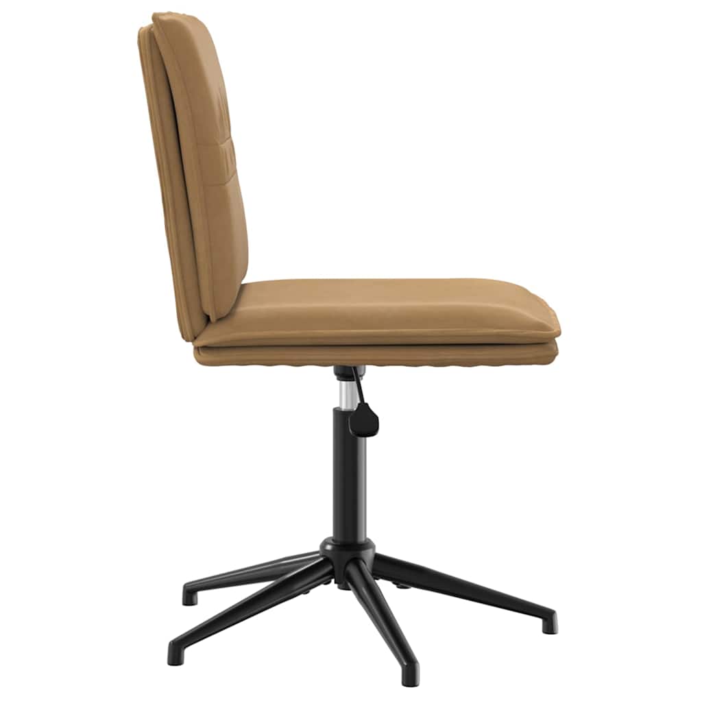 Chaise à manger Marron Velours Chaises de cuisine vidaXL