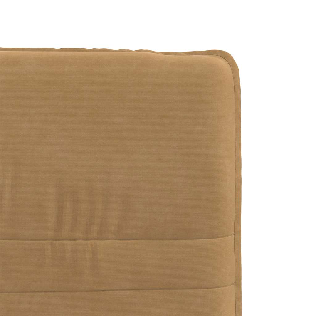Chaise à manger Marron Velours Chaises de cuisine vidaXL