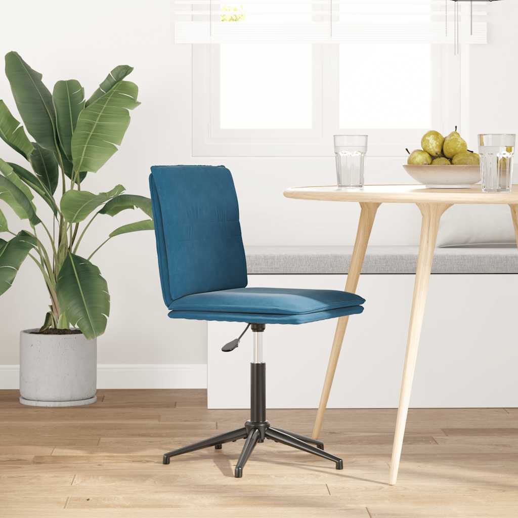 Chaise à manger Bleu Velours - XIOS