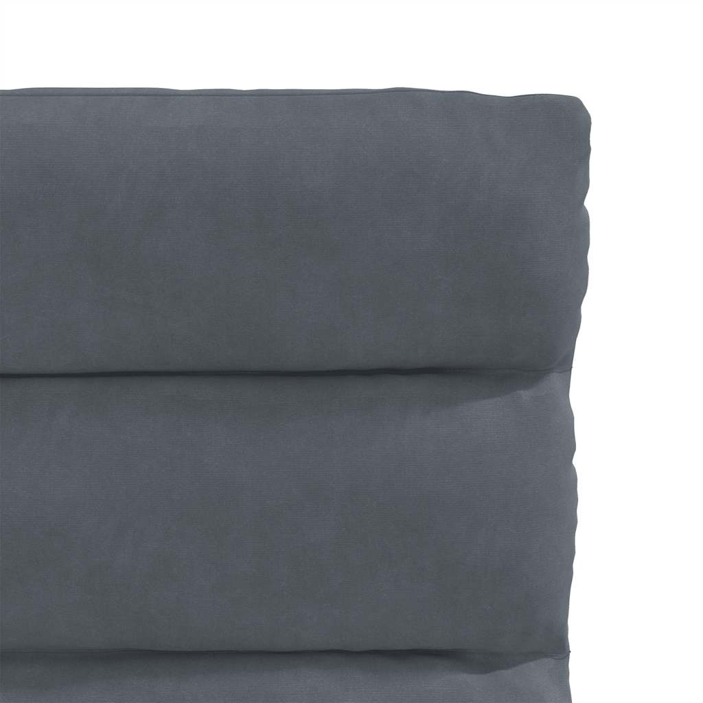 Chaises à manger lot de 2 Gris foncé Velours - XIOS