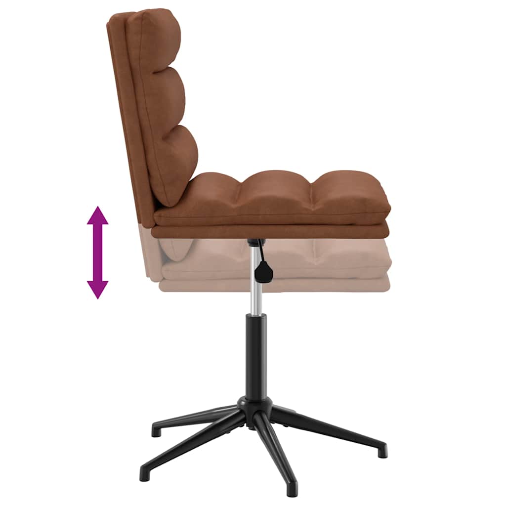Chaise de salle à manger Marron Similicuir - XIOS