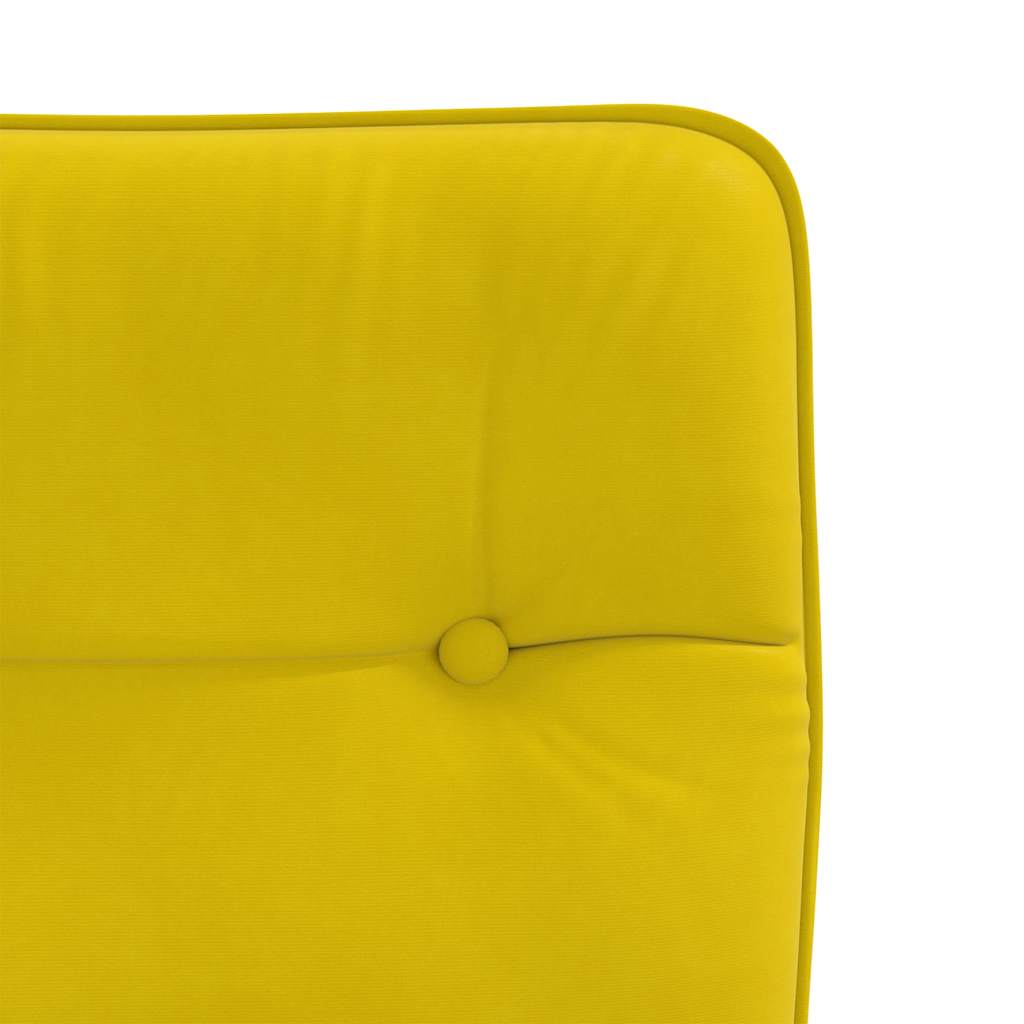 Chaises à manger lot de 2 Jaune Velours - XIOS