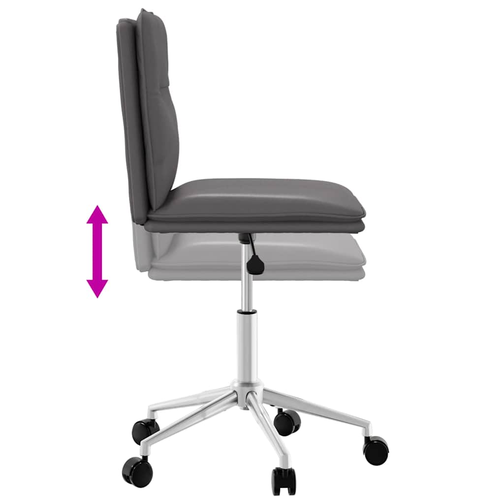 Chaise de salle à manger Gris Similicuir - XIOS