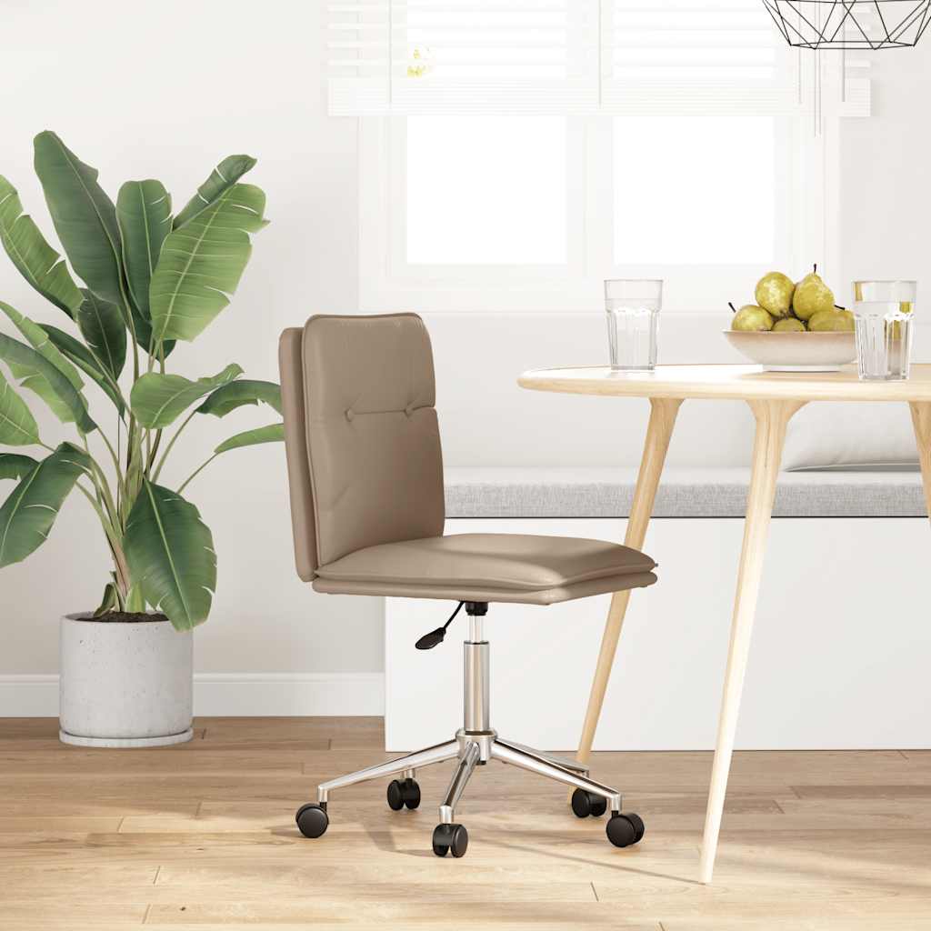 Chaise à manger cappuccino similicuir - XIOS