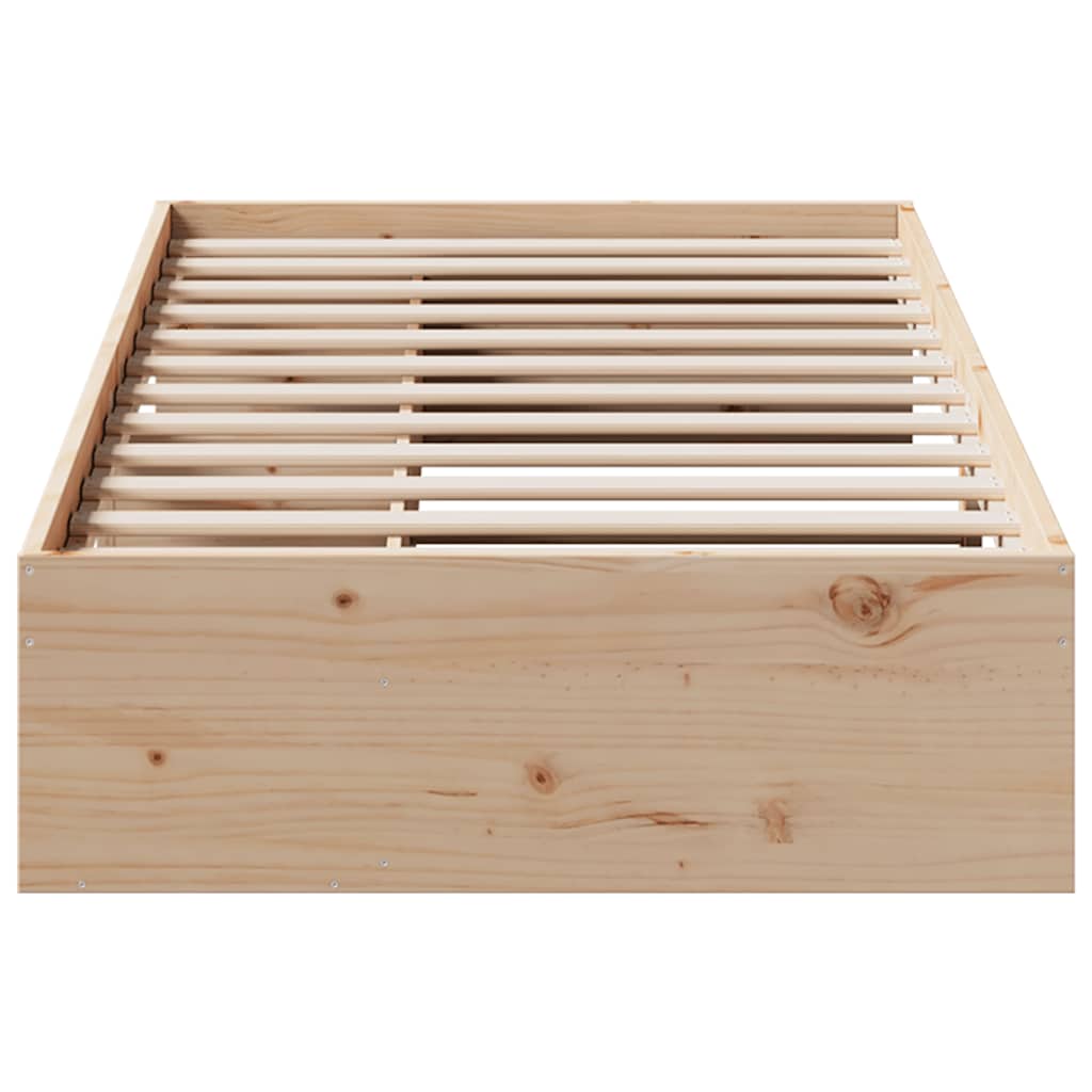 Lit de jour sans matelas 100x200 cm bois de pin massif - XIOS