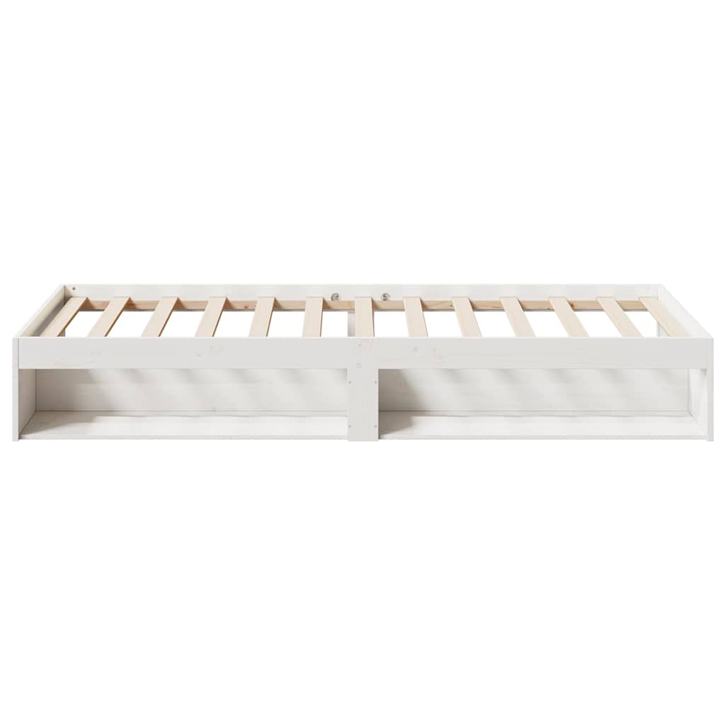 Lit de jour sans matelas blanc 90x200 cm bois de pin massif - XIOS