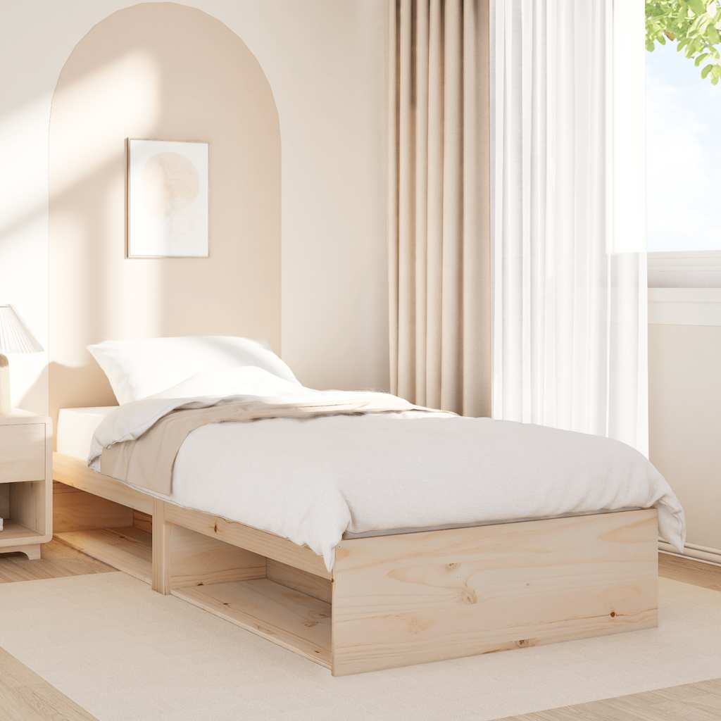 Lit de jour sans matelas 90x190 cm bois de pin massif - XIOS