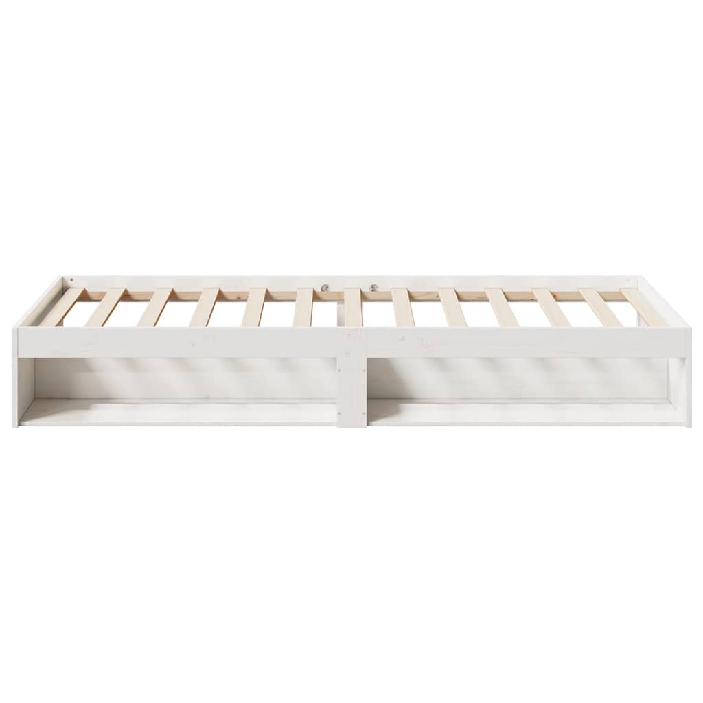 Lit de jour sans matelas blanc 75x190 cm bois de pin massif - XIOS