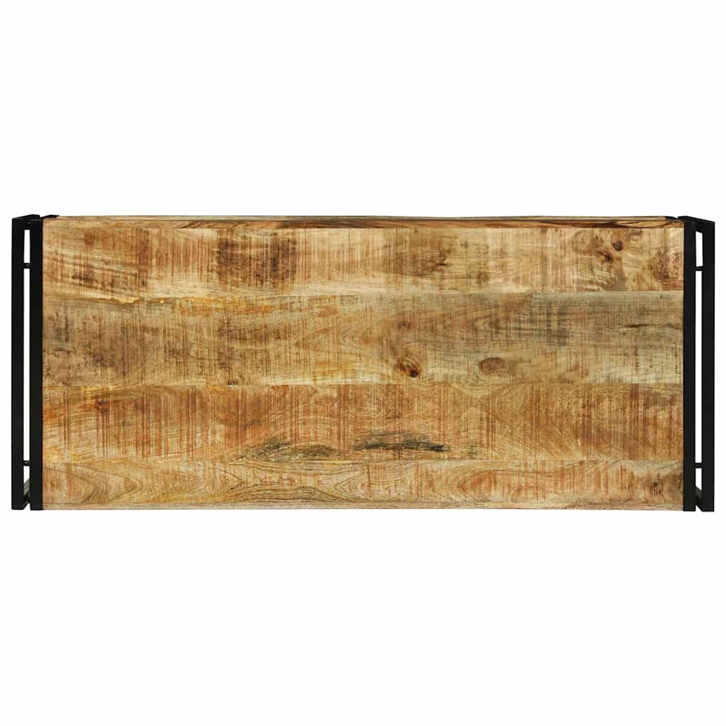 Table basse 120 x 50 x 38 cm Bois de manguier brut massif - XIOS