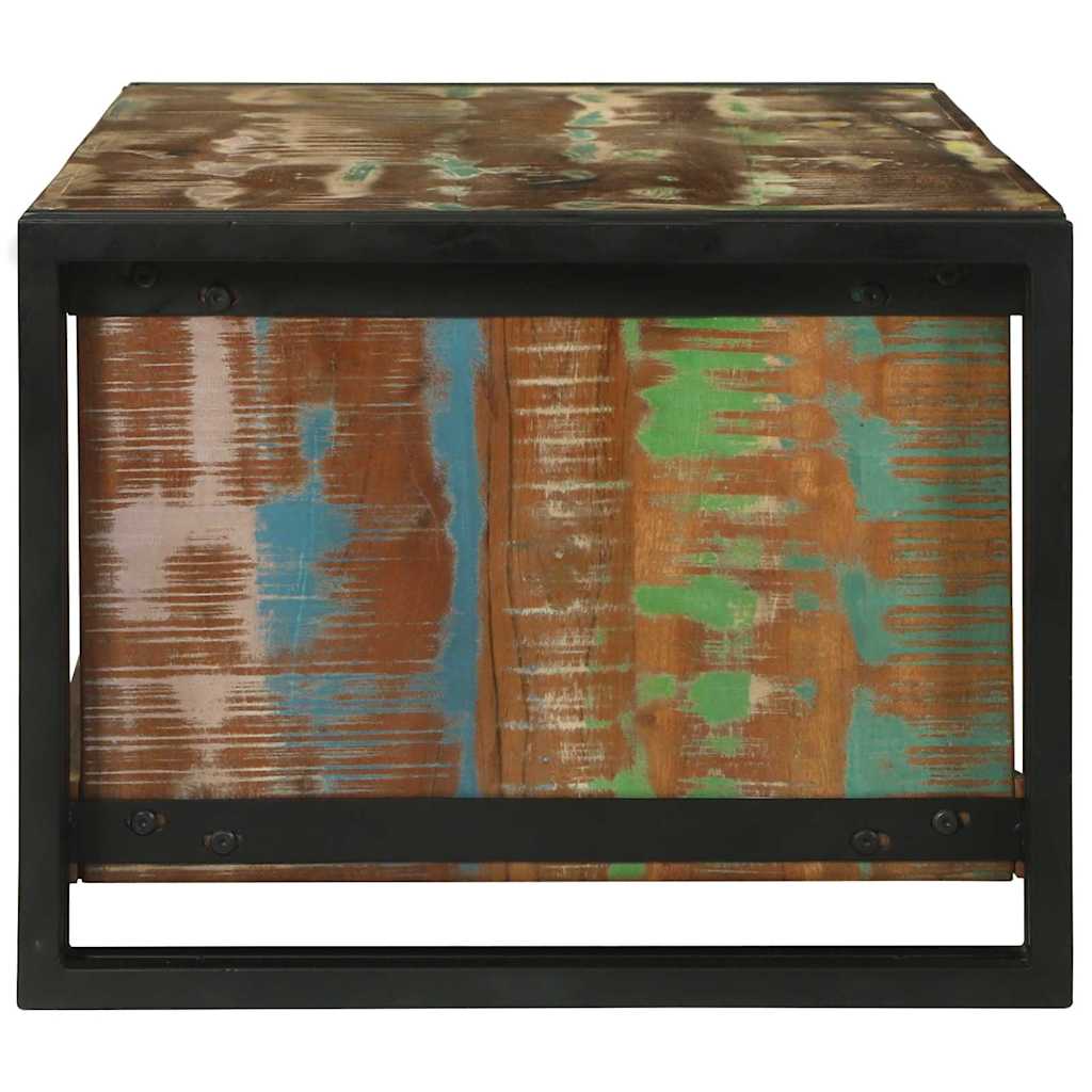 Table basse Marron 90 x 50 x 38 cm bois de récupération massif - XIOS