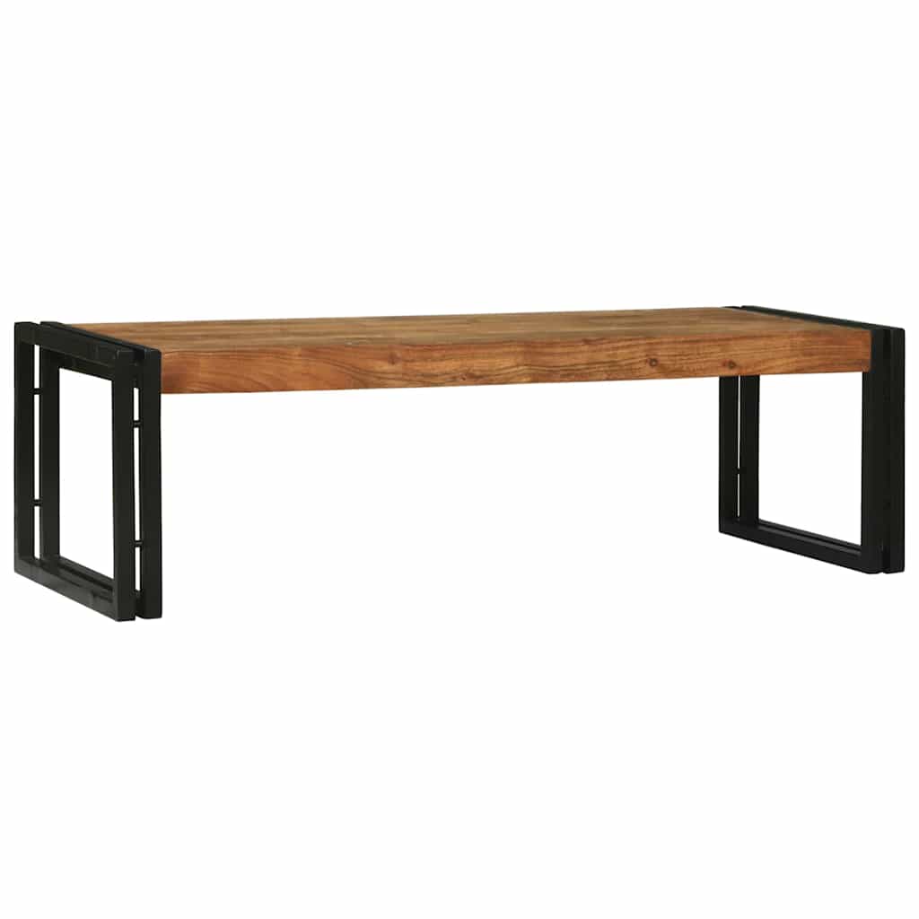 Table basse 2 pcs Marron 48 x 40 x 40 cm Bois d'acacia massif - XIOS