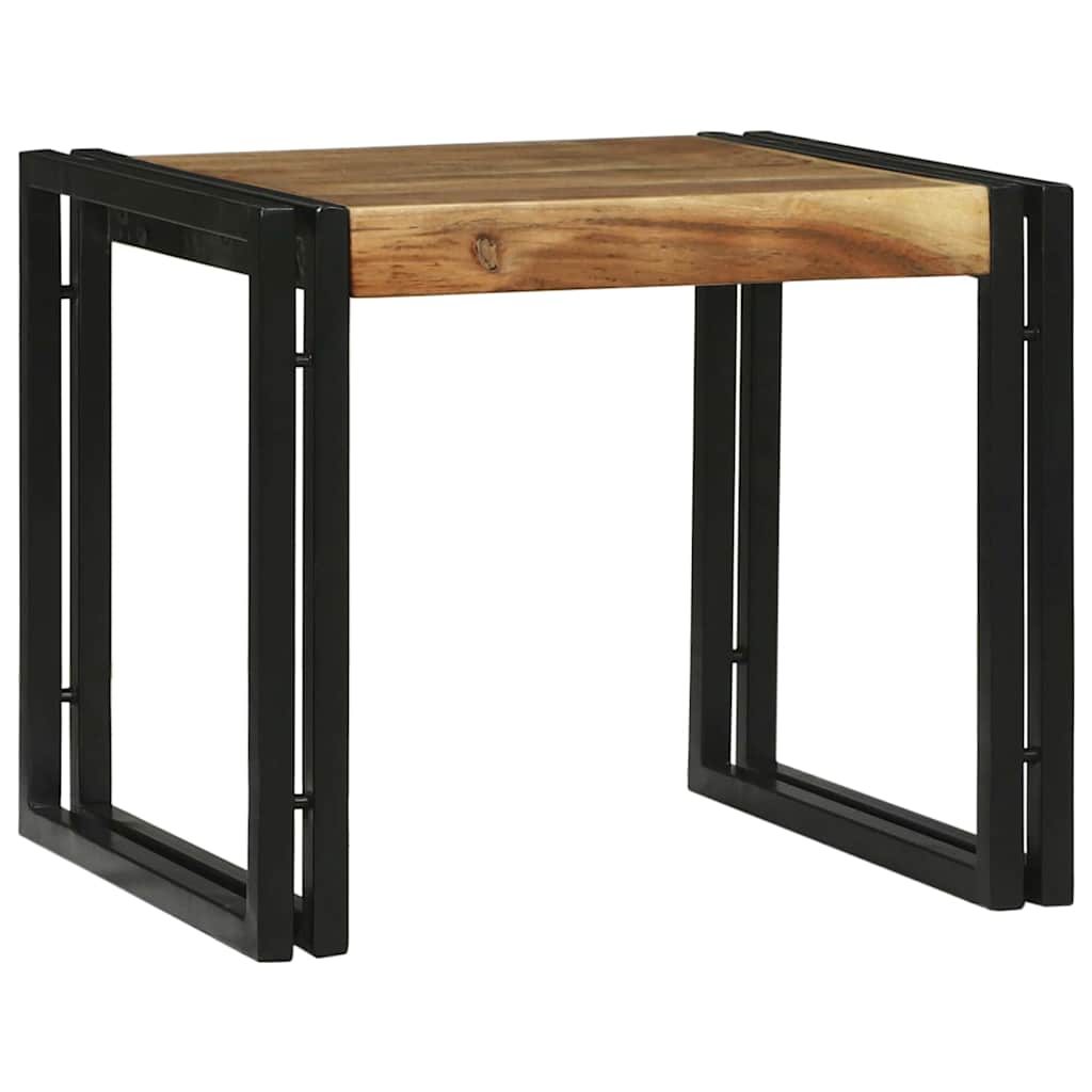 Table basse 2 pcs Marron 48 x 40 x 40 cm Bois d'acacia massif - XIOS