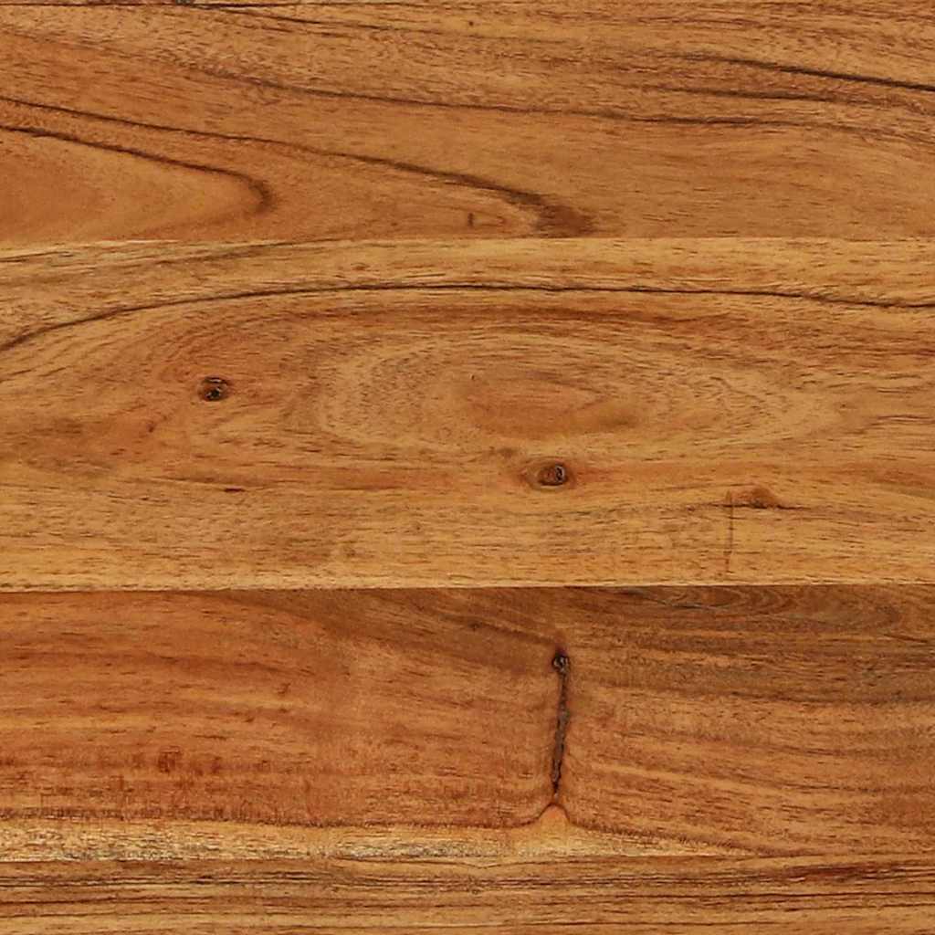 Tables d'appoint 3 pcs Marron et noir Bois d'acacia massif - XIOS