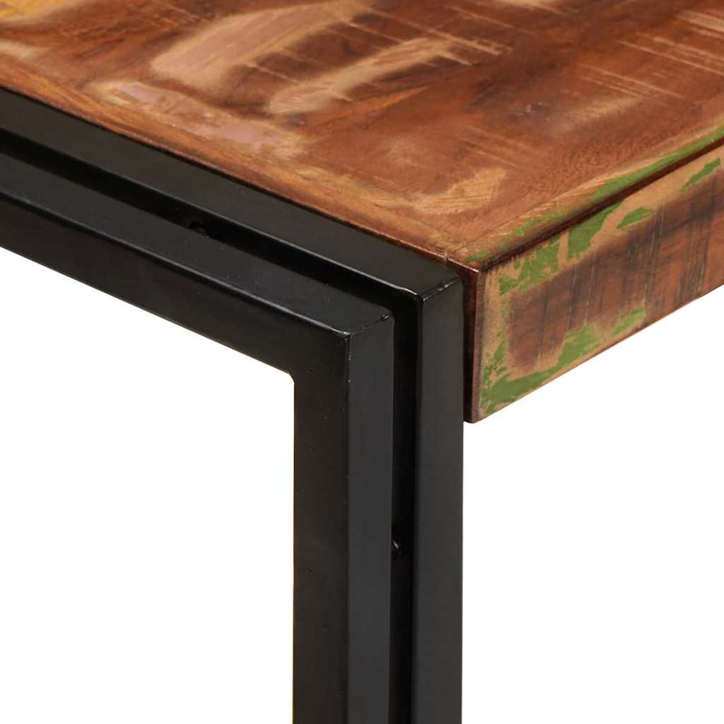 Table Gigogne 3 pcs Marron et noir bois de récupération massif - XIOS