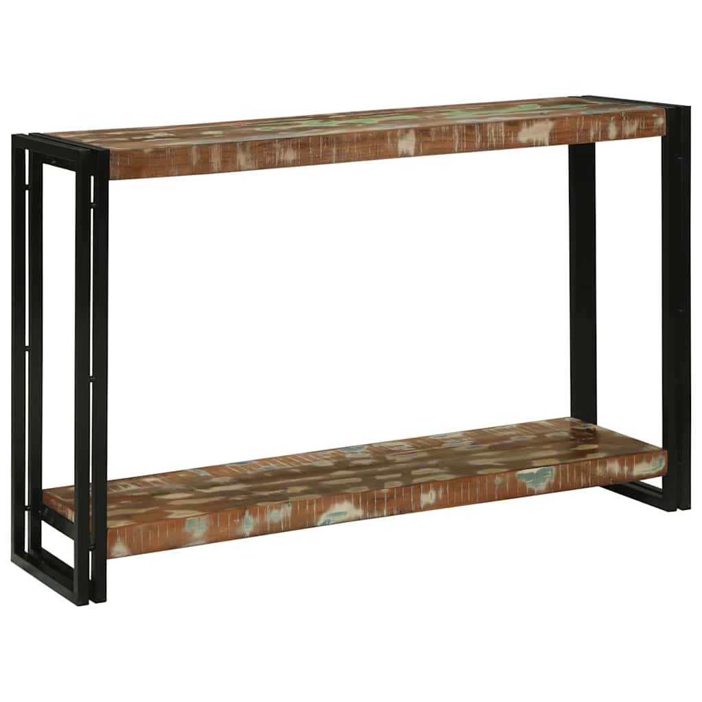 Table console 120 x 33 x 75 cm bois de récupération massif - XIOS