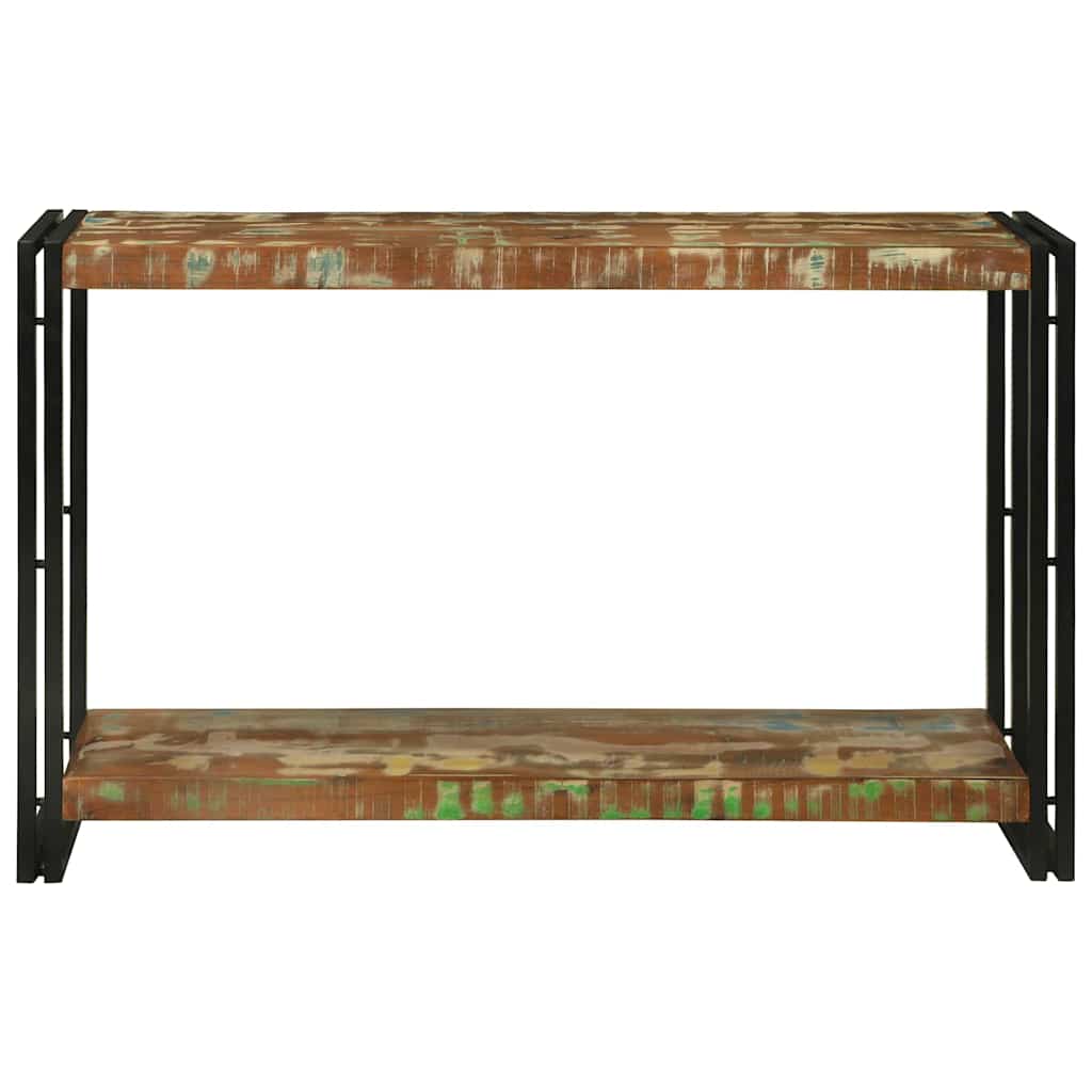 Table console 120 x 33 x 75 cm bois de récupération massif - XIOS