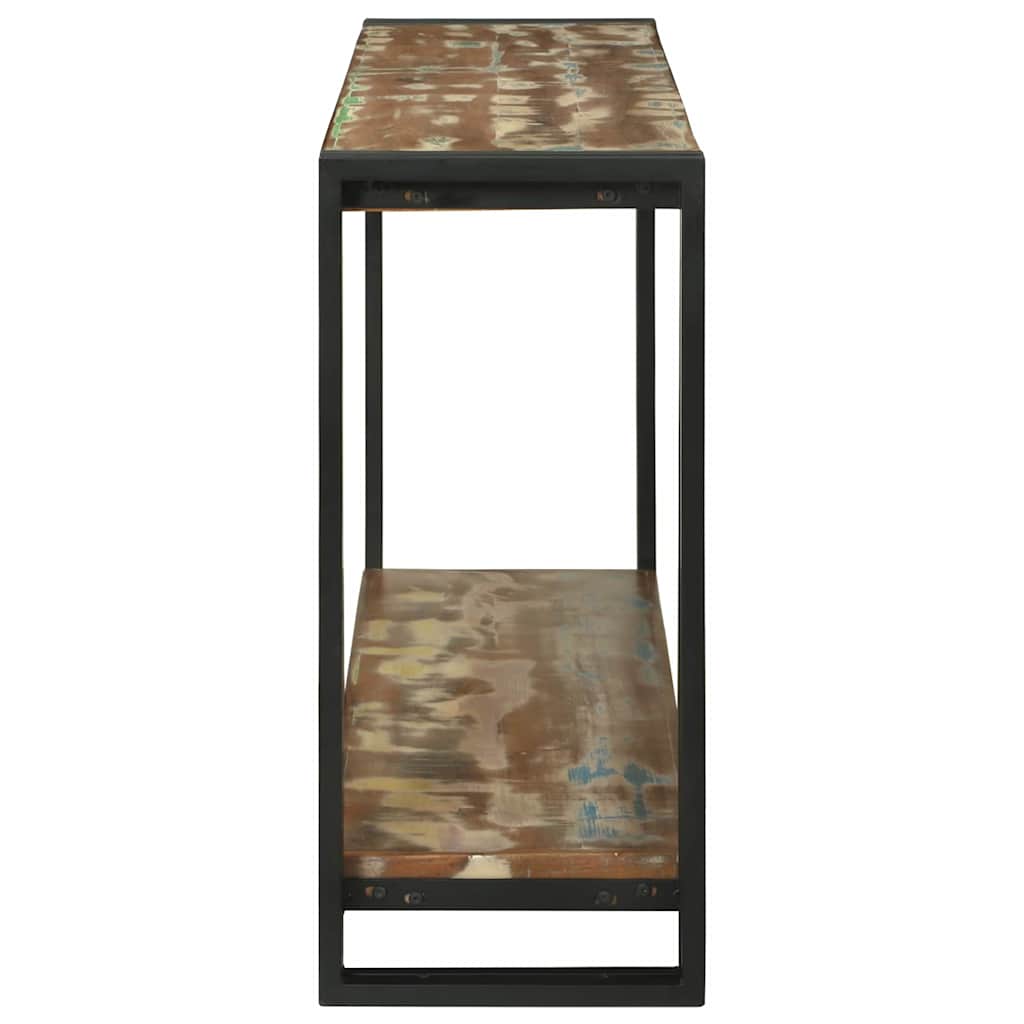 Table console 120 x 33 x 75 cm bois de récupération massif - XIOS