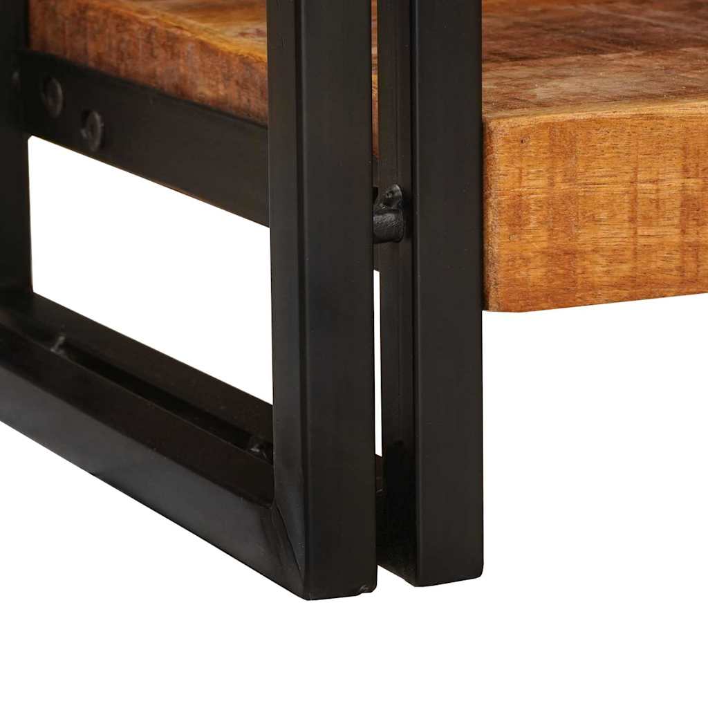 Table console 90 x 33 x 75 cm Bois de manguier brut massif - XIOS
