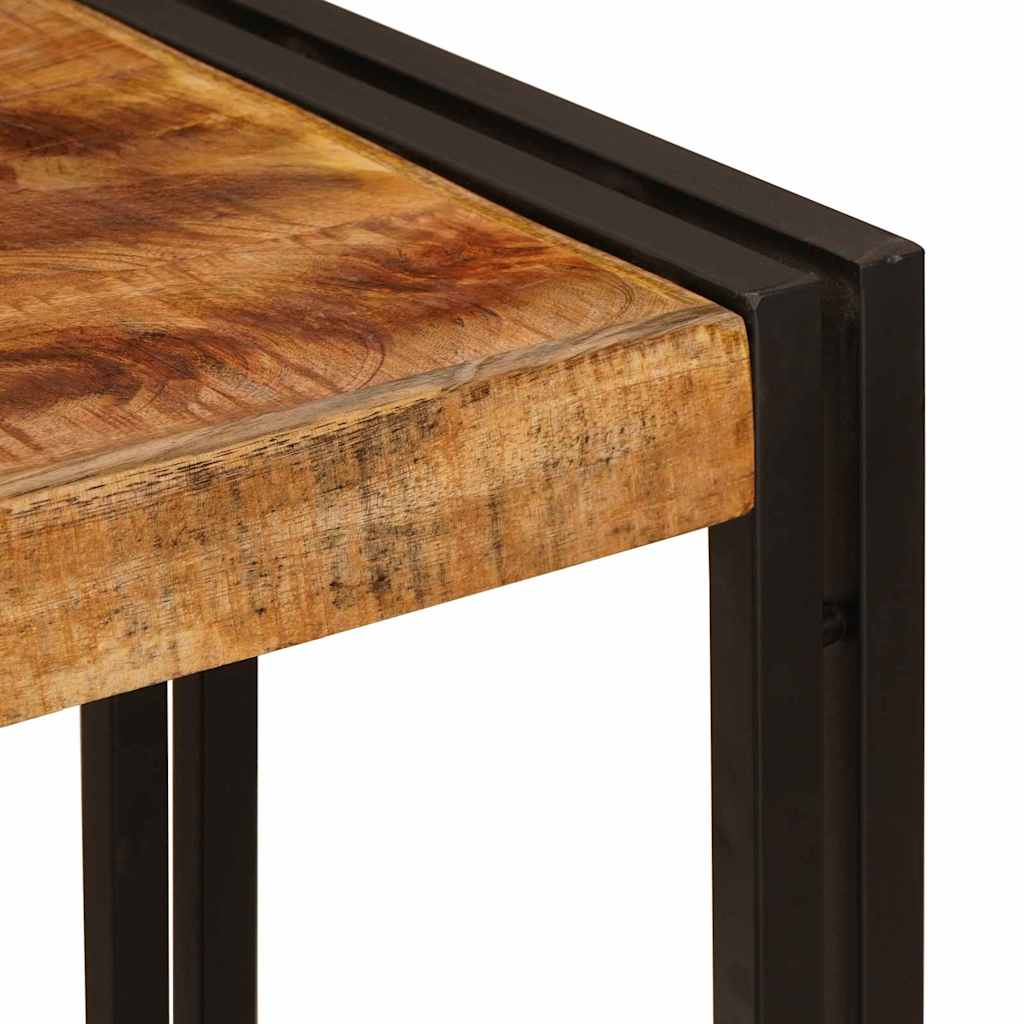 Table console 90 x 33 x 75 cm Bois de manguier brut massif - XIOS