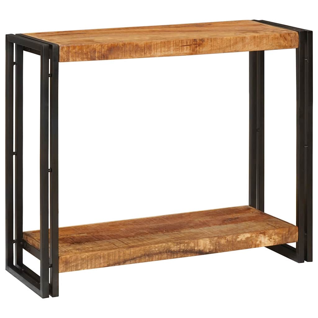Table console 90 x 33 x 75 cm Bois de manguier brut massif - XIOS