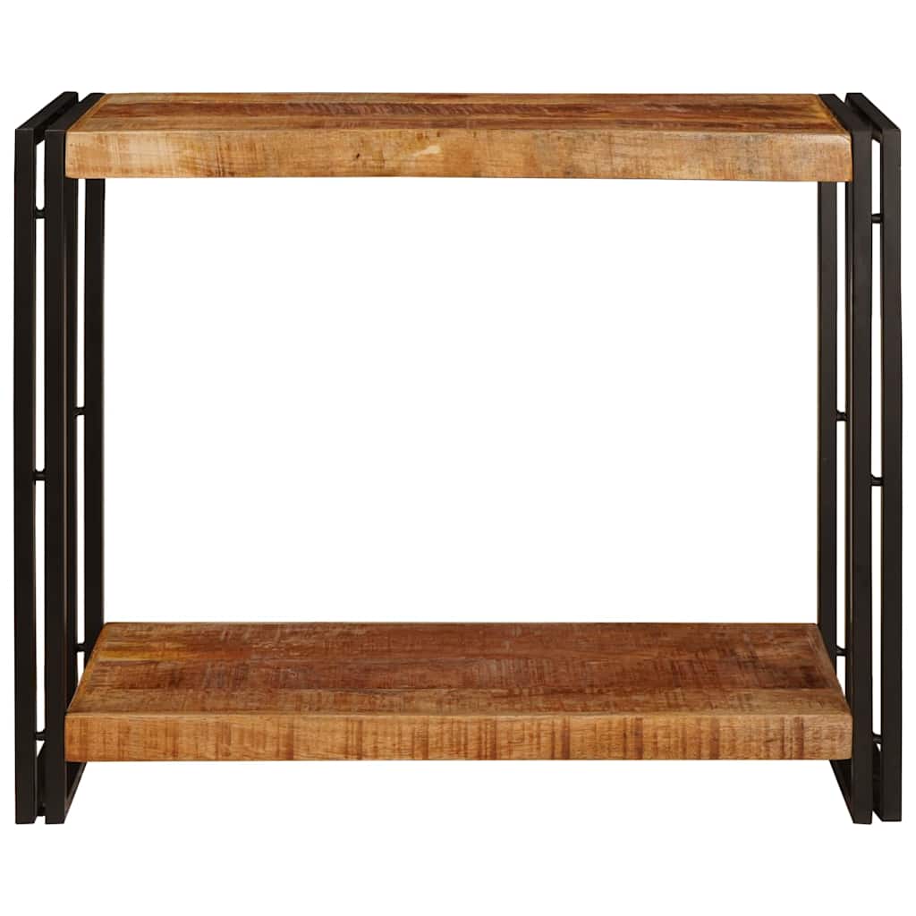 Table console 90 x 33 x 75 cm Bois de manguier brut massif - XIOS