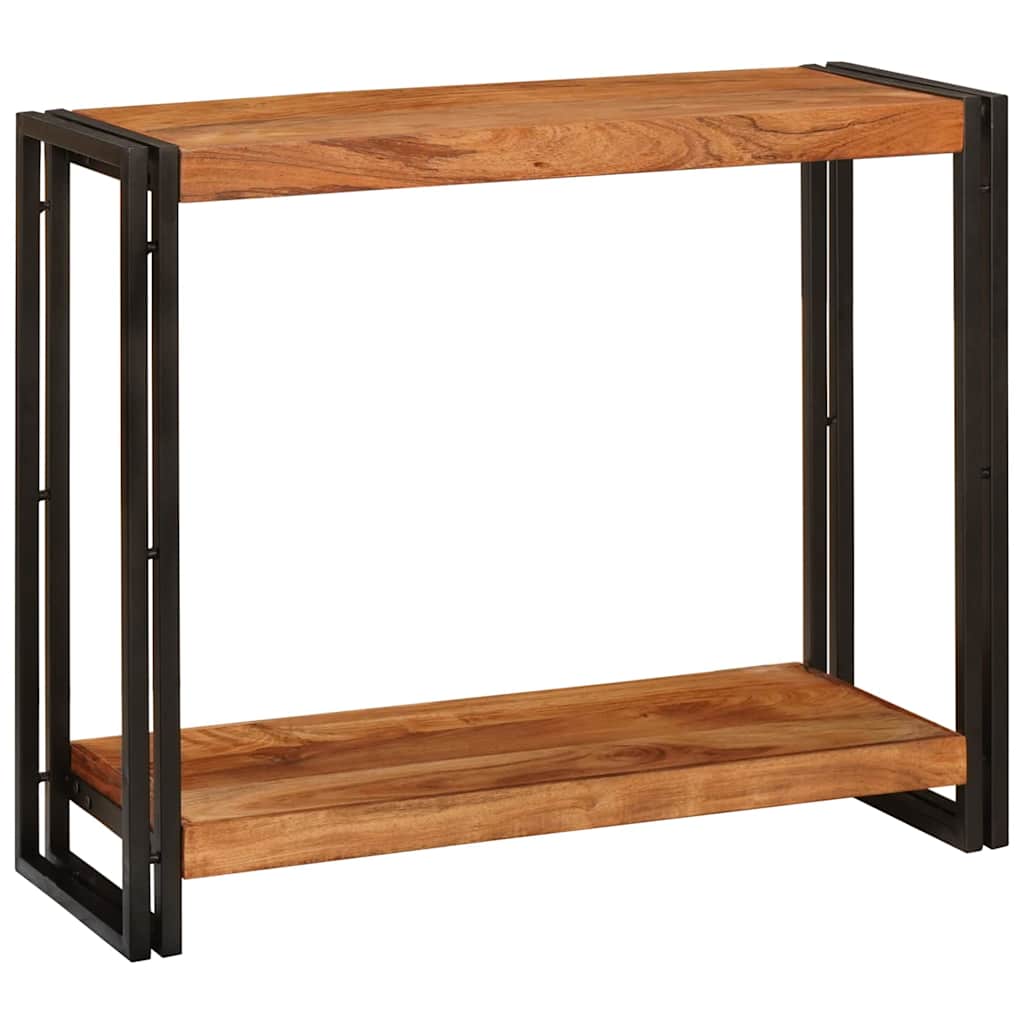Table console Marron 90 x 33 x 75 cm Bois d'acacia massif - XIOS