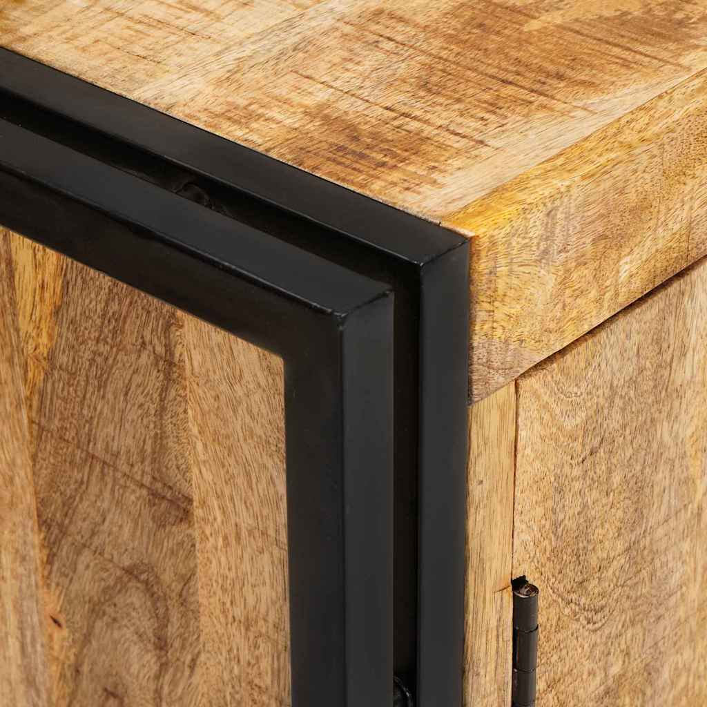 Buffet Marron 80 x 33 x 70 cm bois de manguier massif