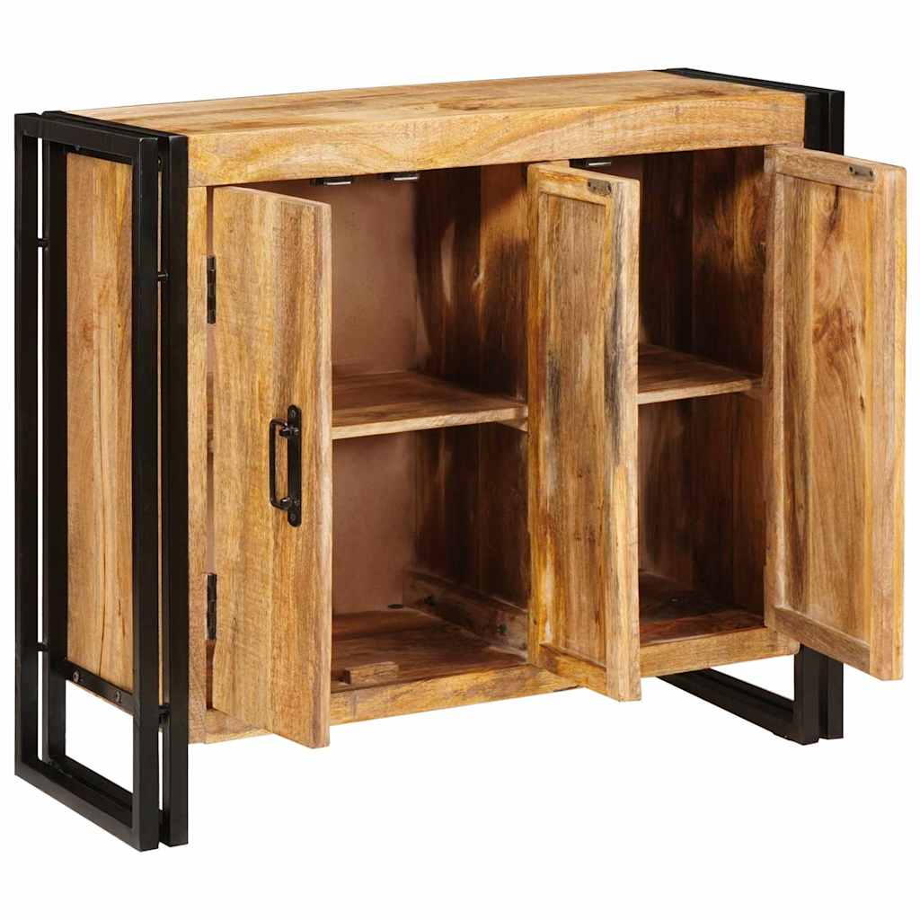 Buffet Marron 80 x 33 x 70 cm bois de manguier massif