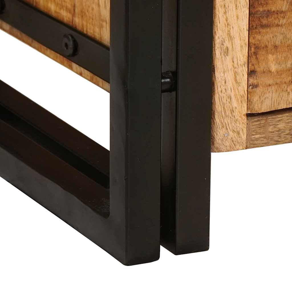 Meuble TV Marron 120 x 30 x 50 cm Bois de manguier brut massif - XIOS
