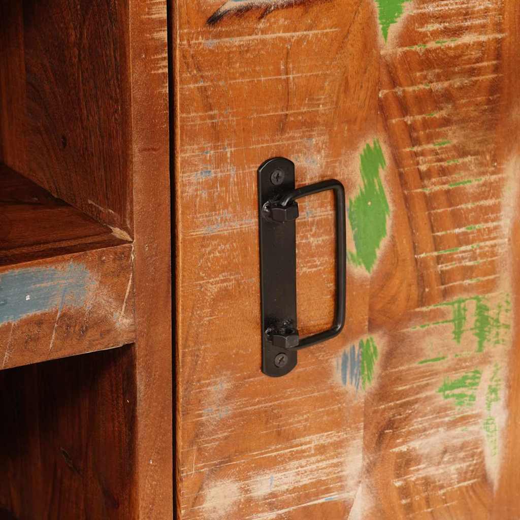 Meuble TV Multicolore bois de récupération massif - XIOS