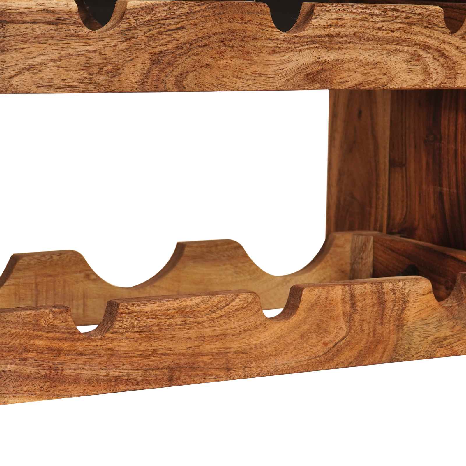 Étagère à vin Marron 60 x 45 x 33 cm Bois d'Acacia Massif - XIOS