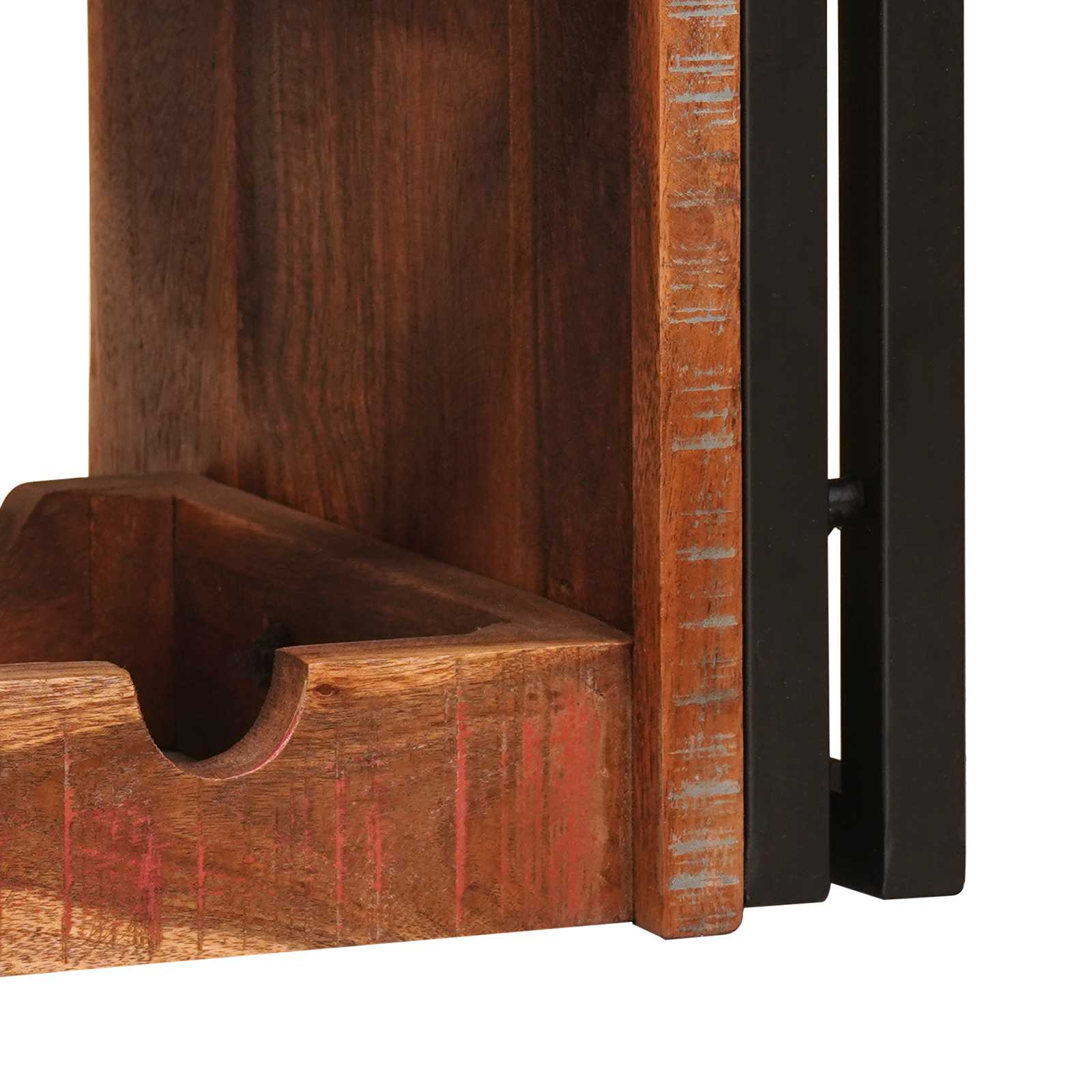 Étagère à vin Marron 60 x 45 x 33 cm Bois récupéré massif - XIOS