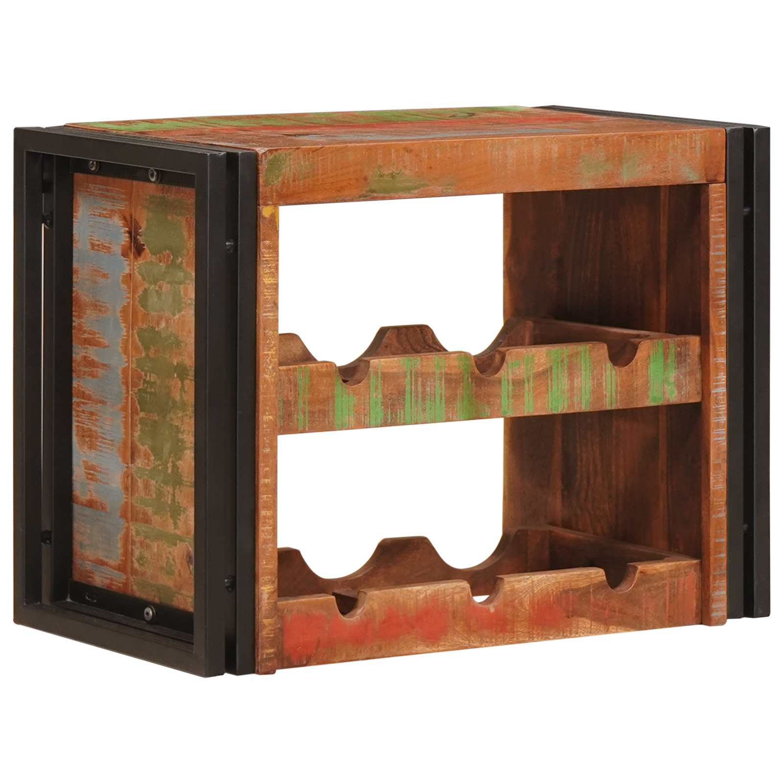 Étagère à vin Marron 60 x 45 x 33 cm Bois récupéré massif - XIOS