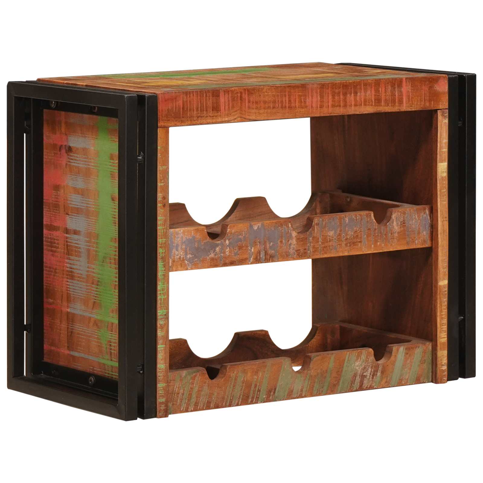 Étagère à vin Marron 60 x 45 x 33 cm Bois récupéré massif - XIOS