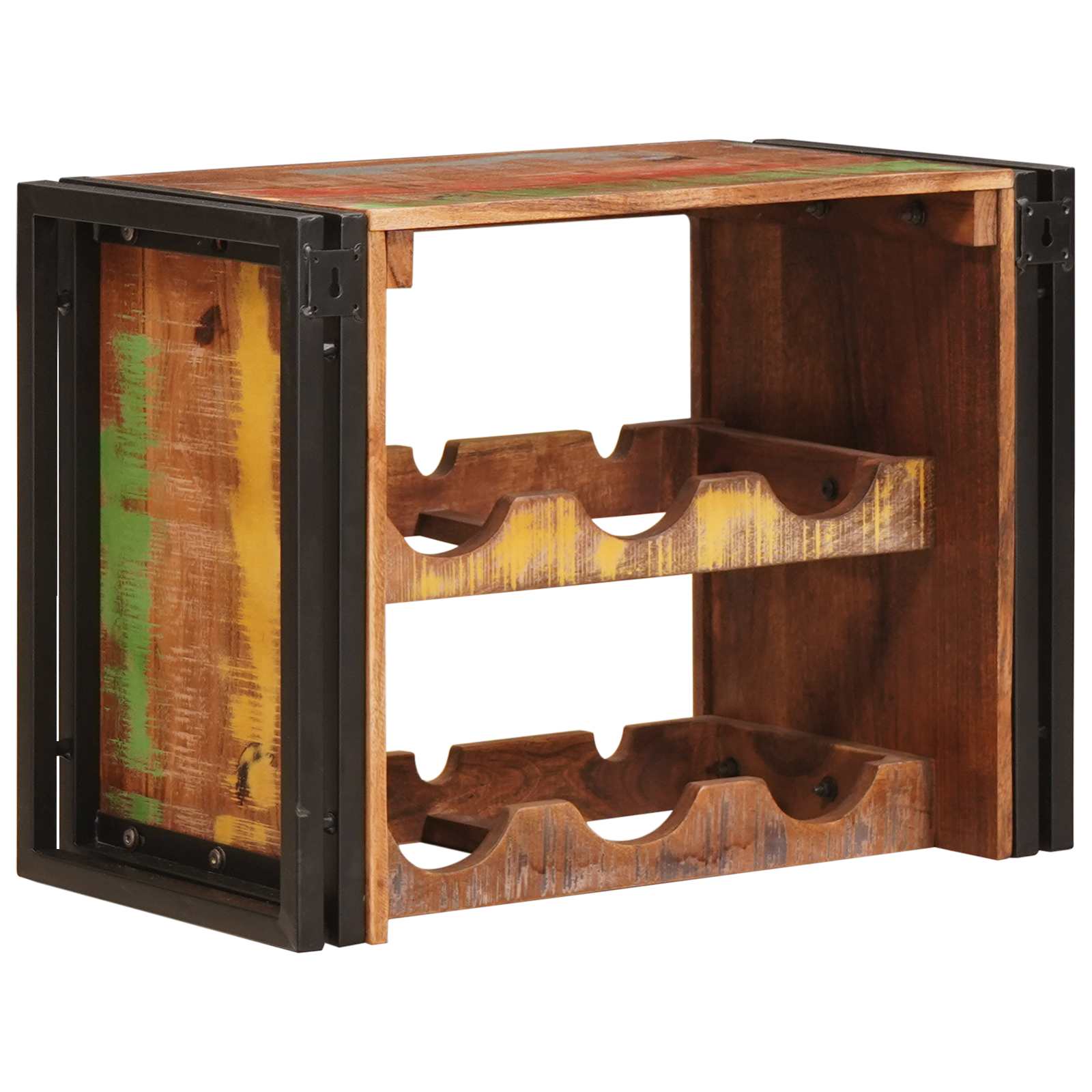 Étagère à vin Marron 60 x 45 x 33 cm Bois récupéré massif - XIOS
