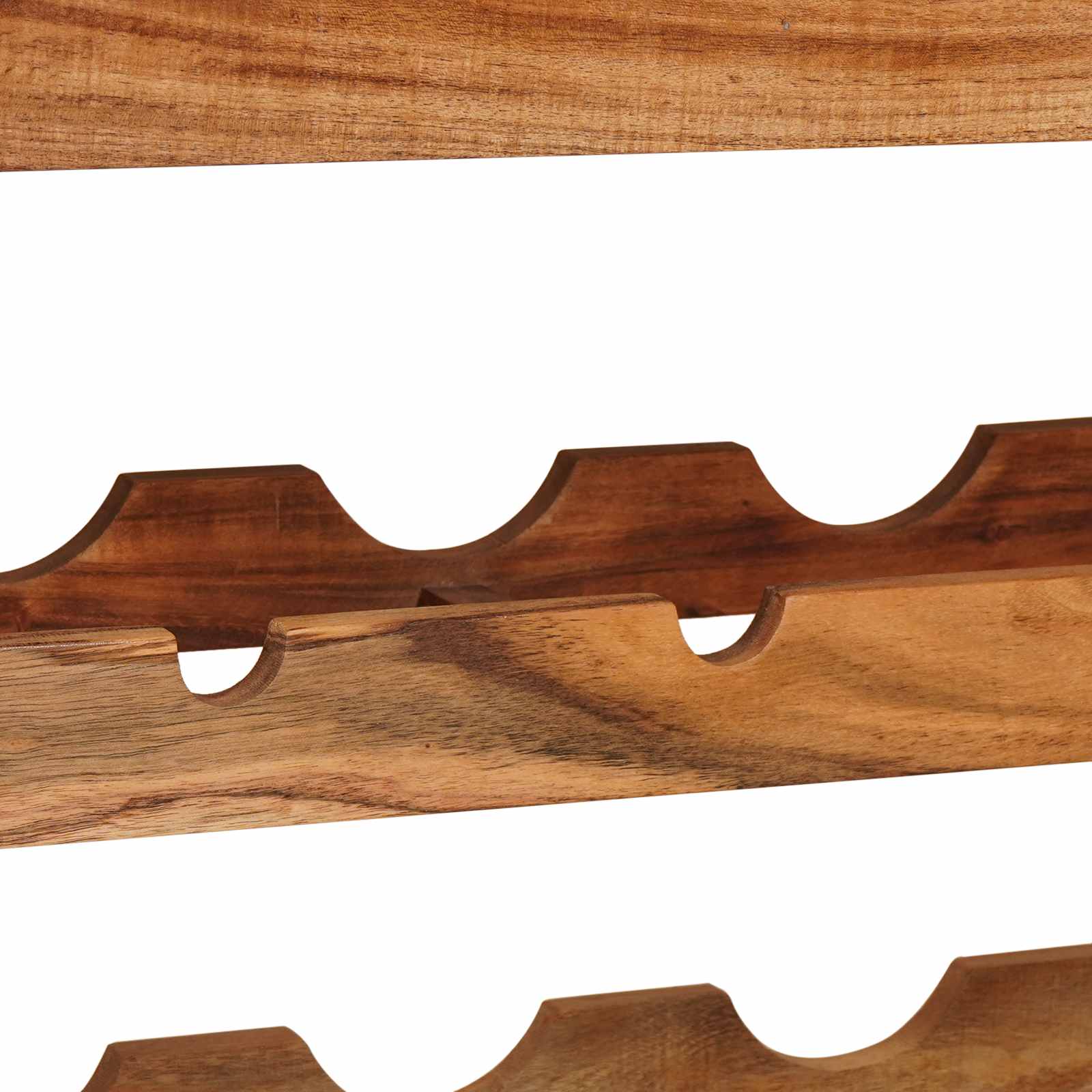 Étagère à vin Marron 100 x 45 x 33 cm Bois d'Acacia Massif - XIOS