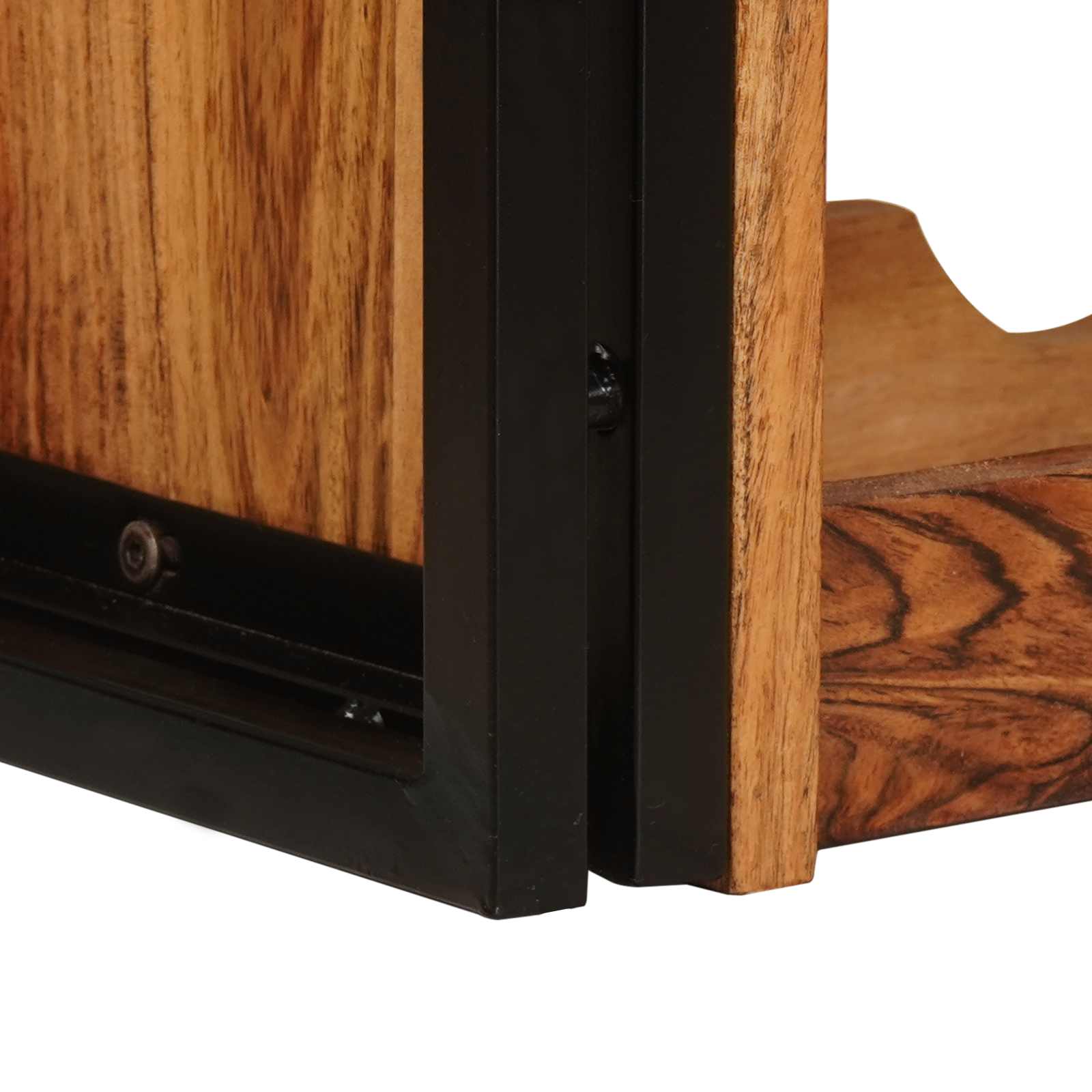 Étagère à vin Marron 100 x 45 x 33 cm Bois d'Acacia Massif - XIOS