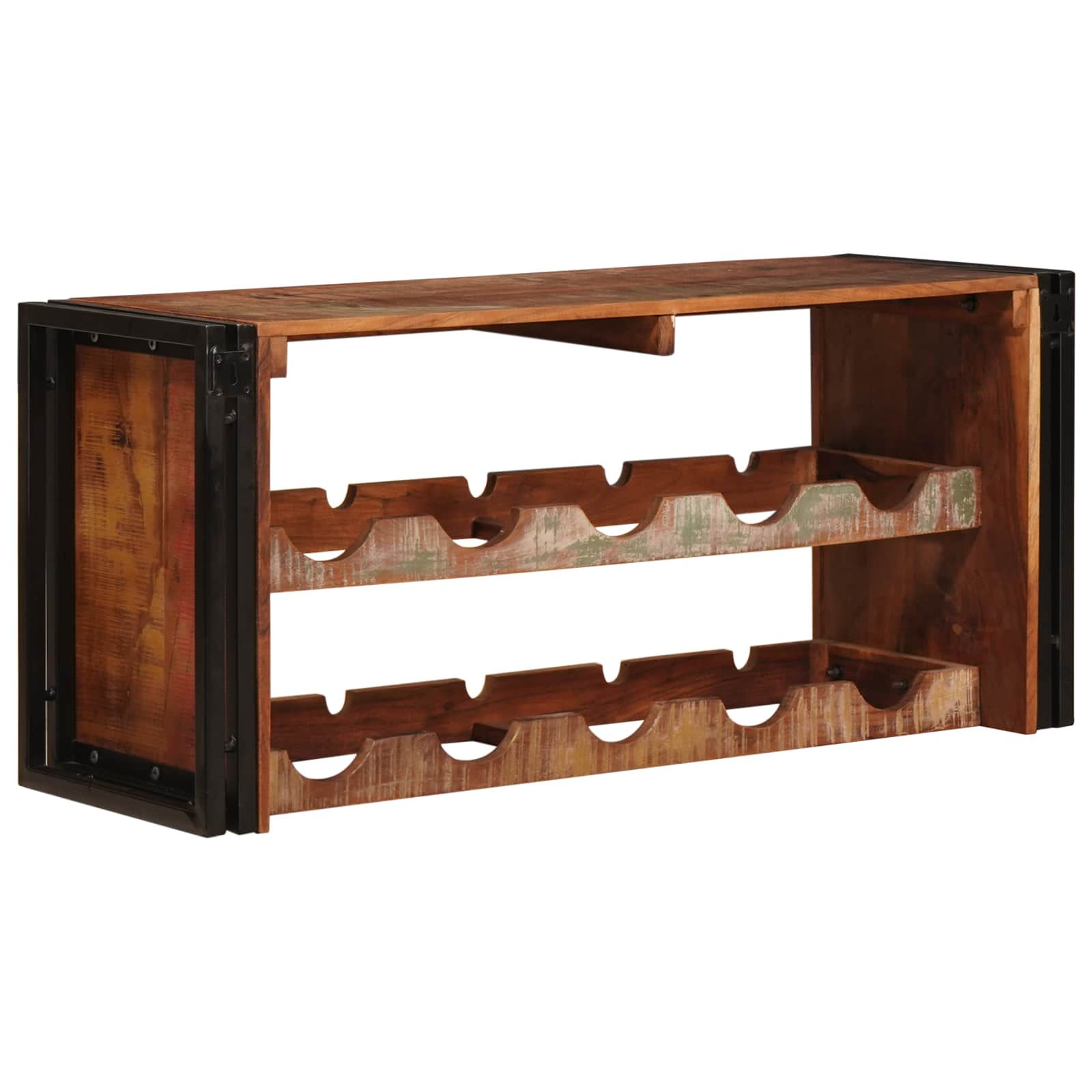 Étagère à vin Marron 100 x 45 x 33 cm Bois récupéré massif - XIOS