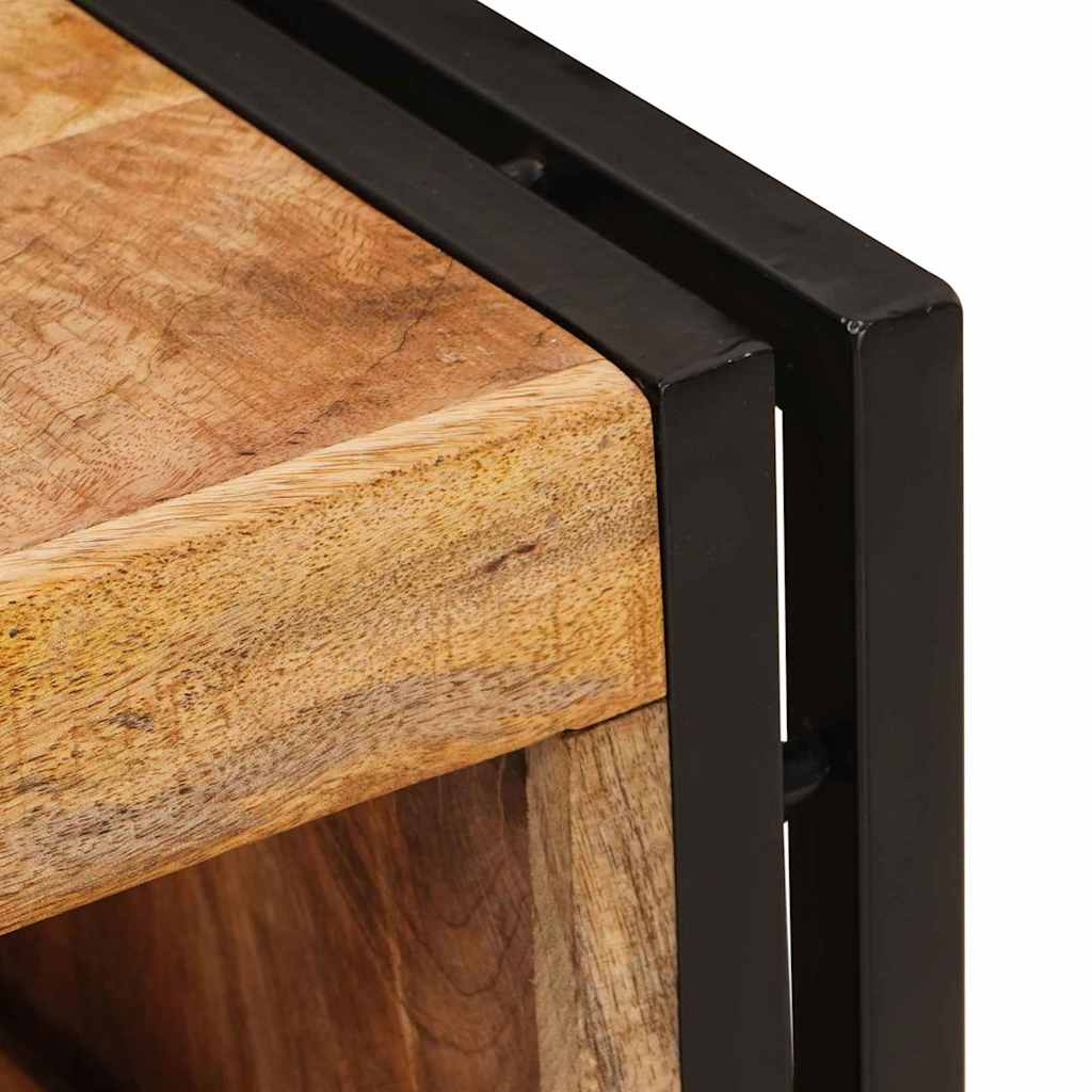Étagère à vin 100 x 45 x 33 cm Bois de mangue brut solide - XIOS