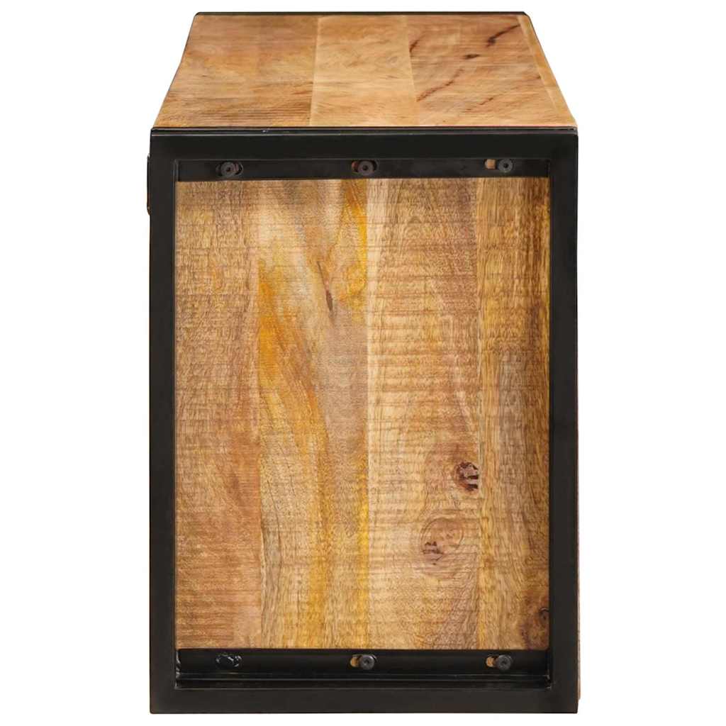 Étagère à vin 100 x 45 x 33 cm Bois de mangue brut solide - XIOS