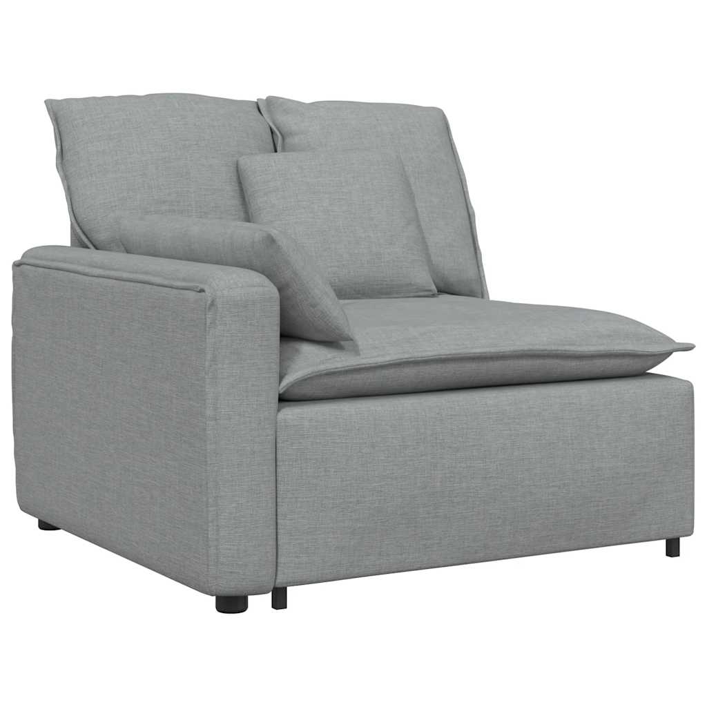Canapé modulable avec coussins gris clair - XIOS