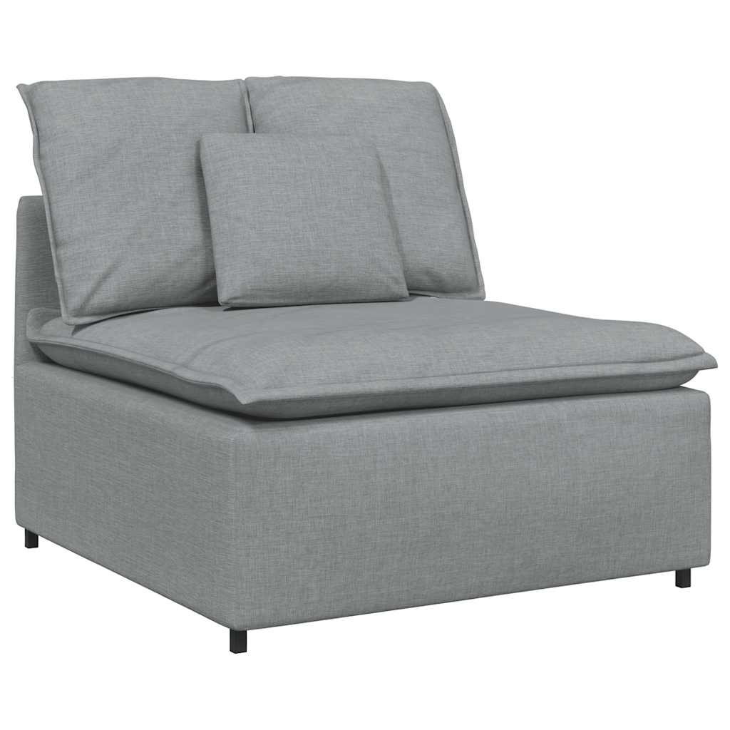 Canapé modulable avec coussins gris clair - XIOS