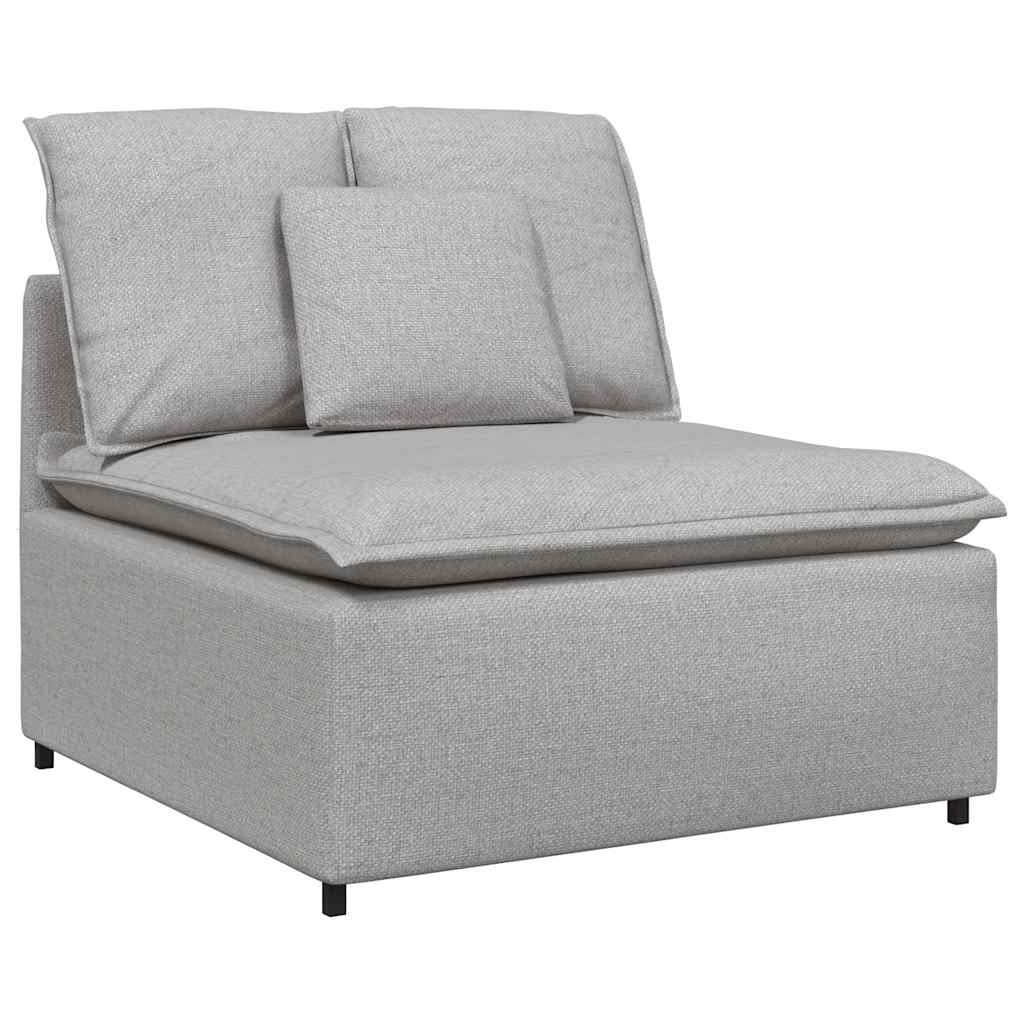 Canapé modulable avec coussins gris nuage - XIOS