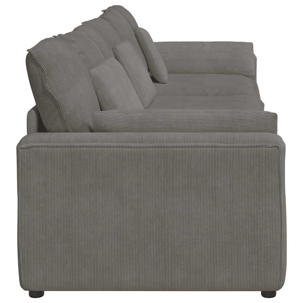 Canapé modulable avec coussins gris clair - XIOS