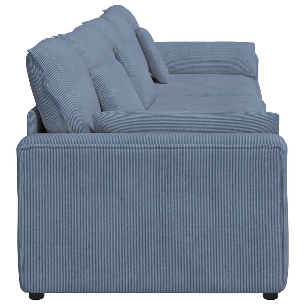 Canapé modulable avec coussins bleus - XIOS